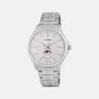 Casio Round White Analog watch