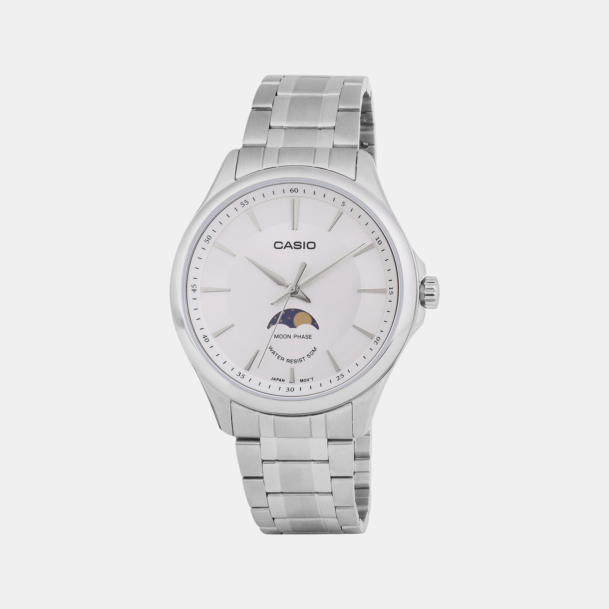 Enticer White Male Analog Stainless Steel Watch A2166