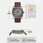 Machine Men's Automatic Brown Leather Watch ME3254