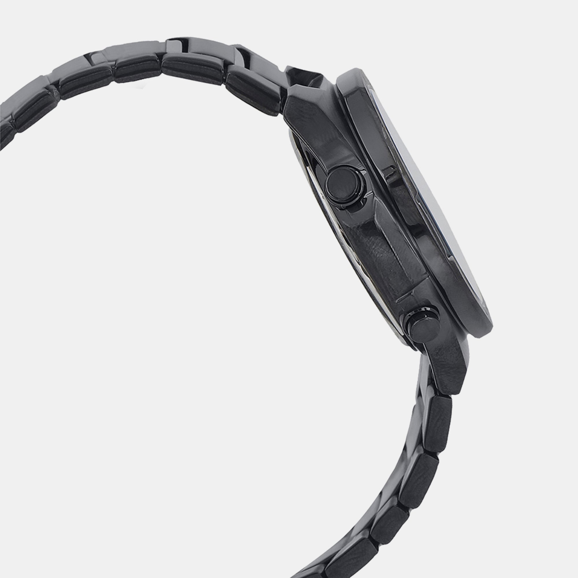 Casio Men Round Black watch