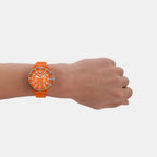 Emporio Armani Men Round Orange watch
