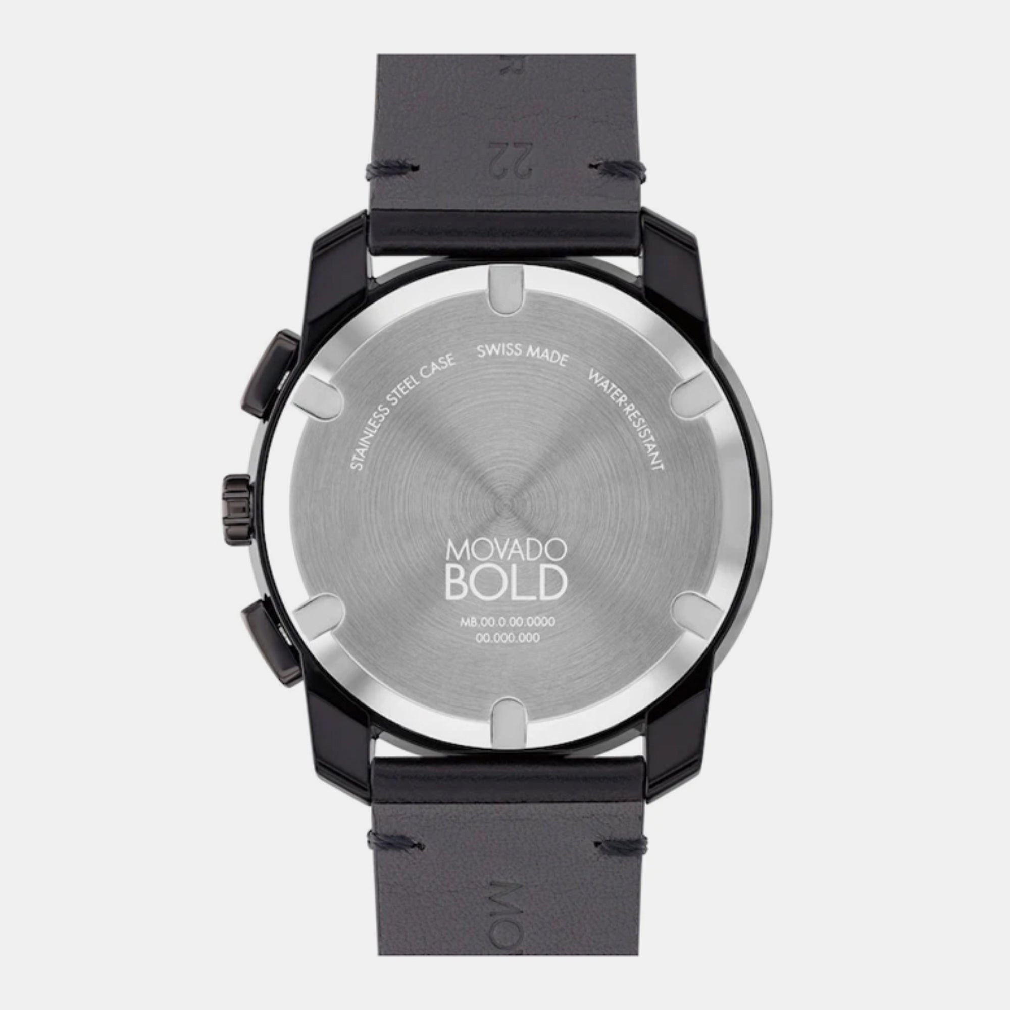 Movado Men Round Black watch