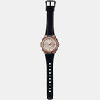 Youth Women Quartz Black Dial Analog Resin Watch D222