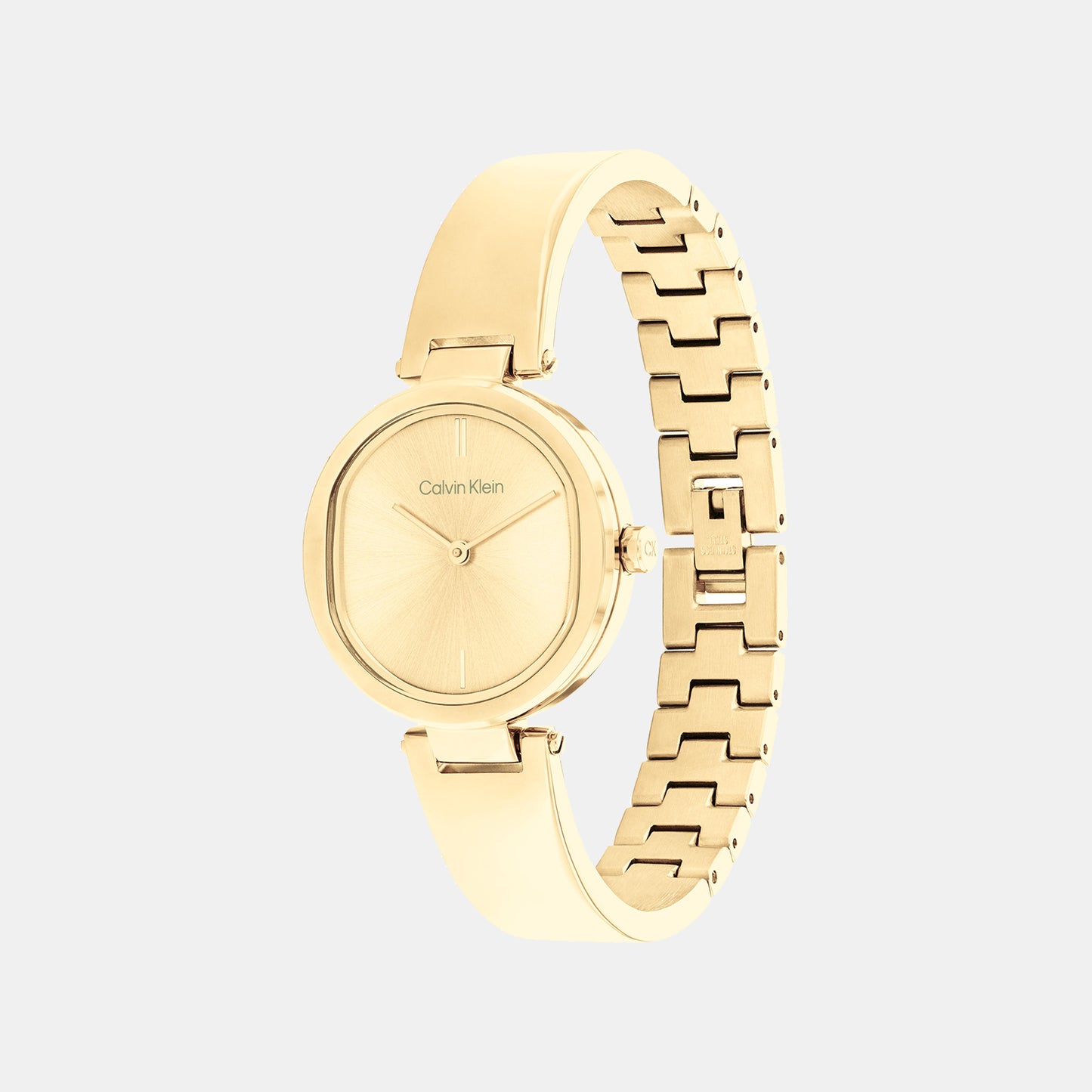 Female Gold Analog Stainless Steel Watch 25200309