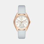 Armani Exchange Round Silver Chronograph watch