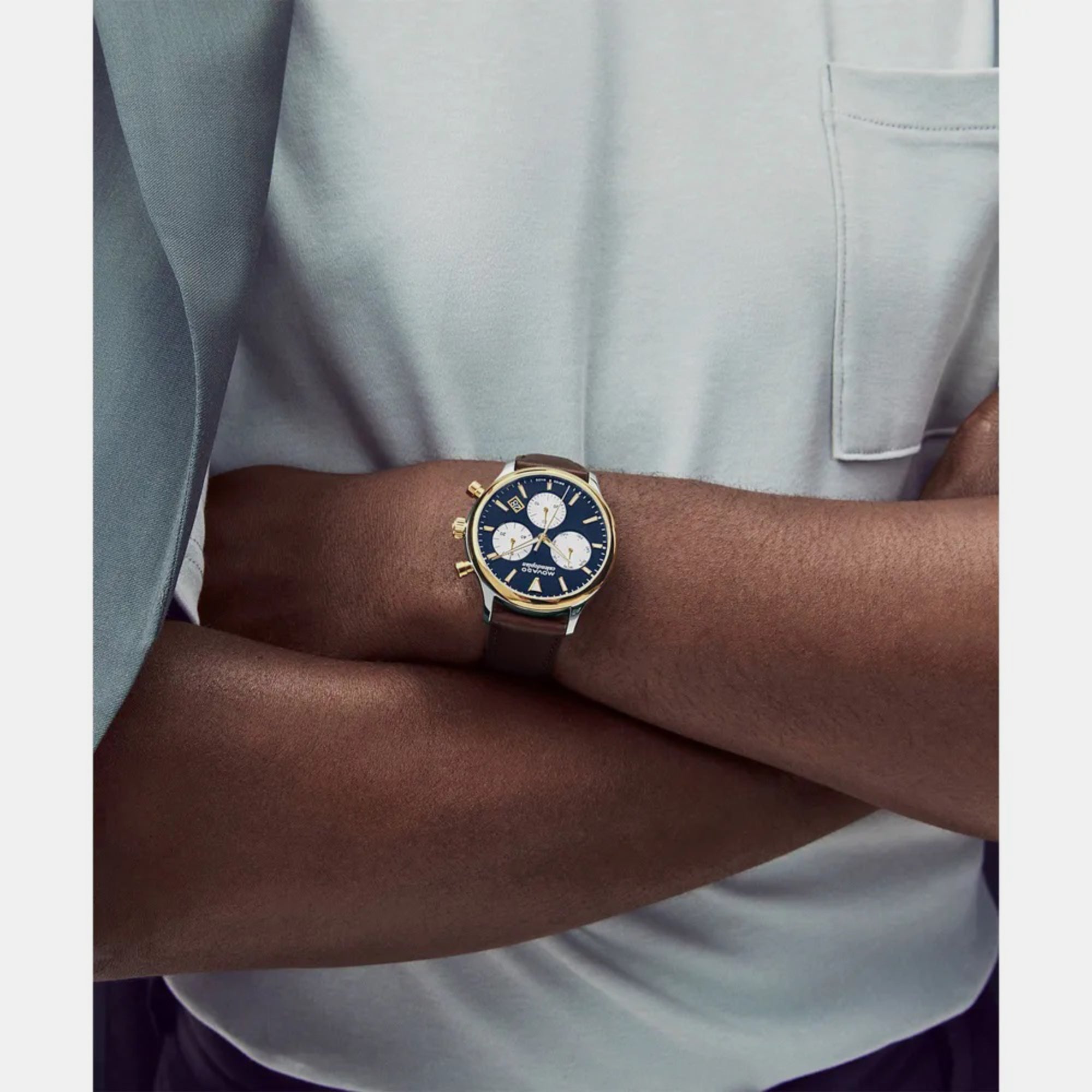 Movado Stainless Steel Round watch