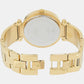 Female Gold Analog Stainless Steel Watch W1288L2