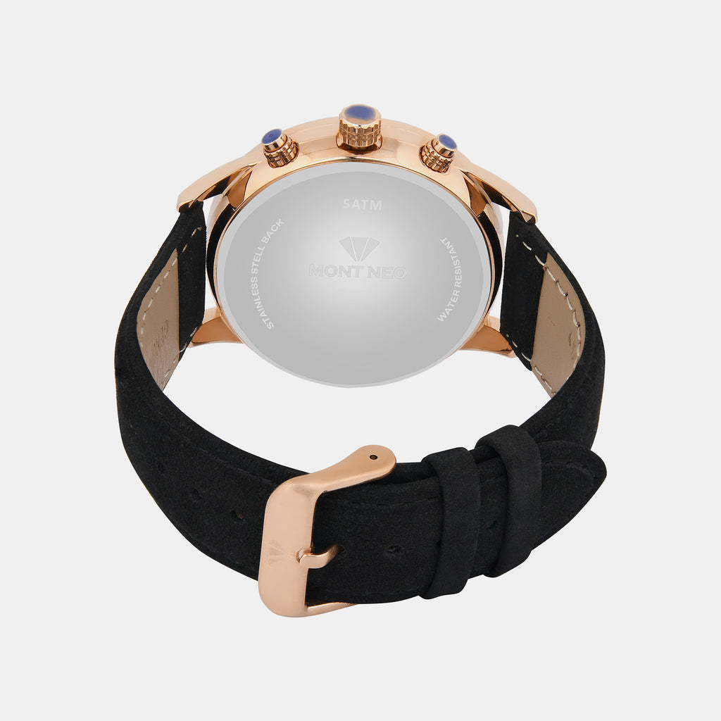 Mont Neo Men Round Silver watch