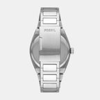 Everett Men Quartz Red Dial Analog Stainless Steel Watch FS5984