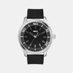Helix Round Black Analog watch