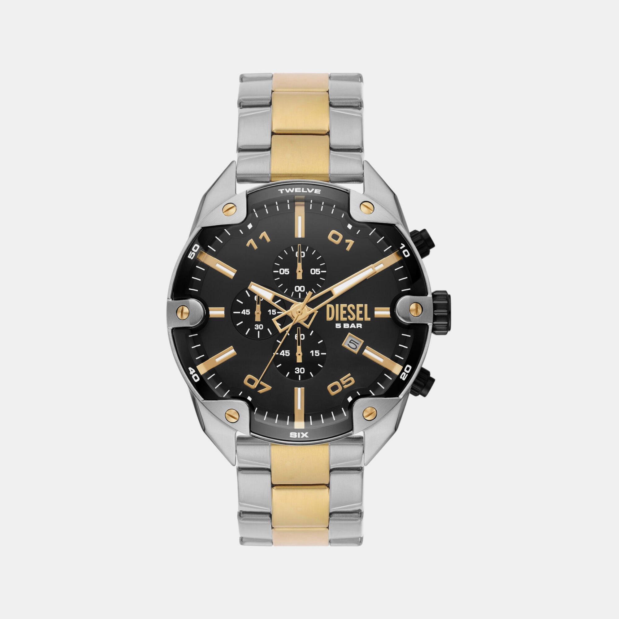 Diesel Round Black Chronograph watch