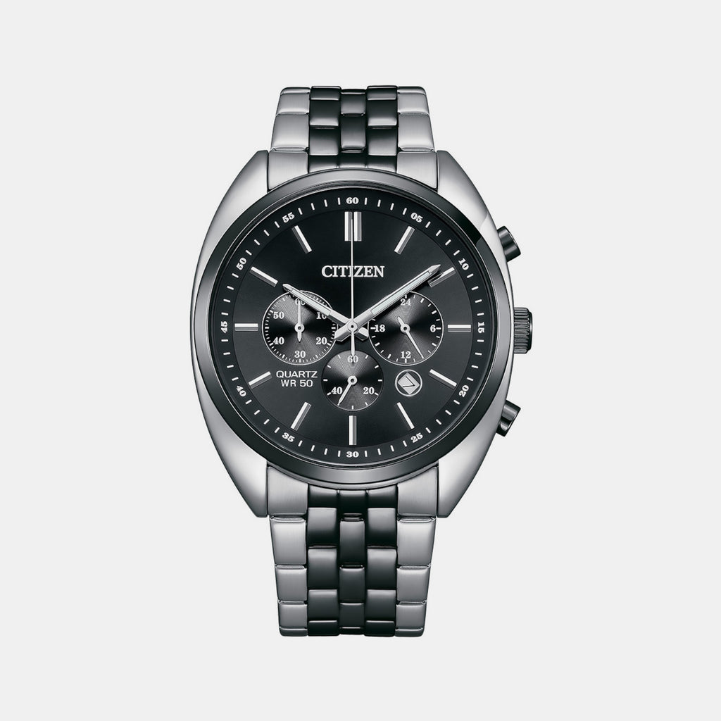 Citizen Round Black Chronograph watch