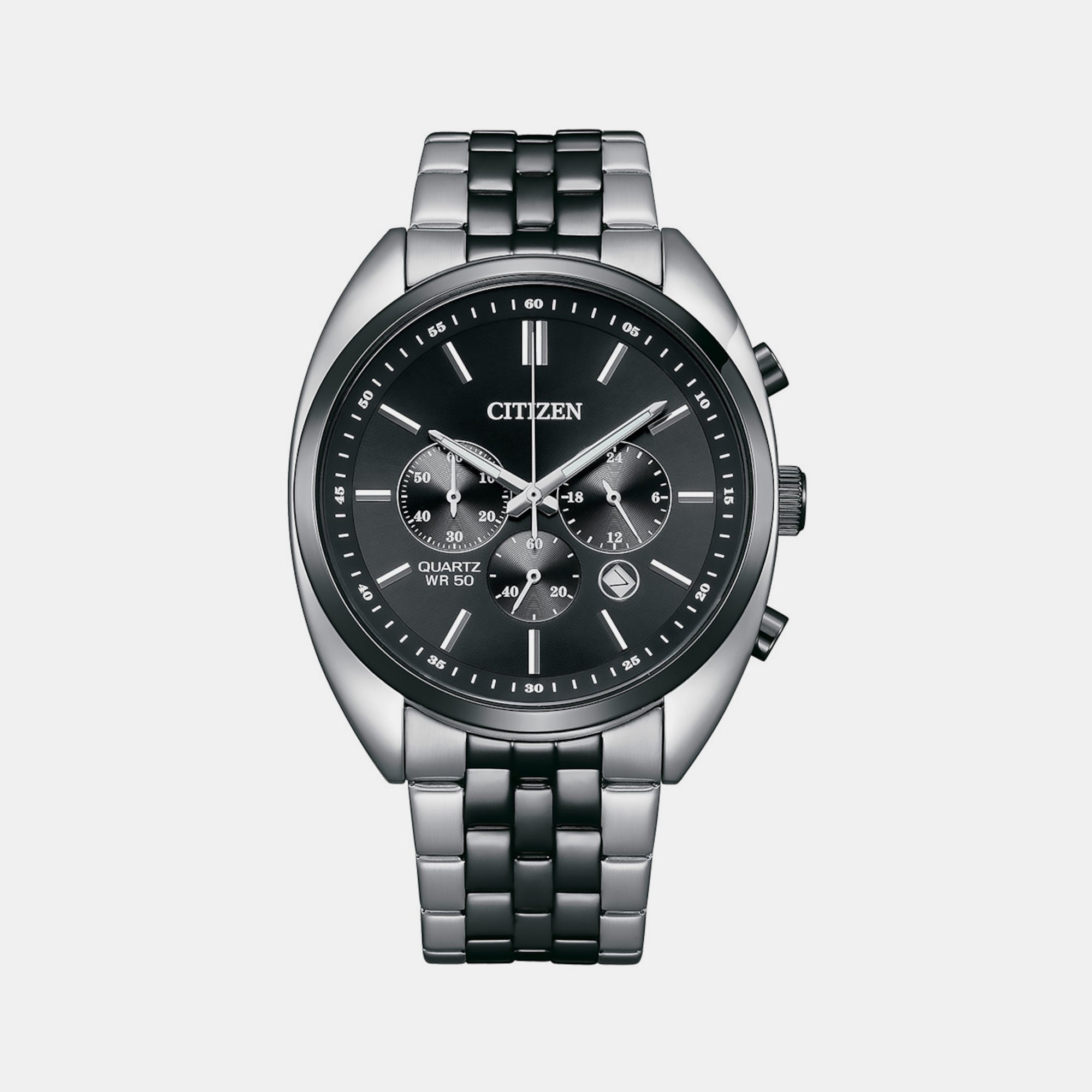 Citizen Round Black Chronograph watch
