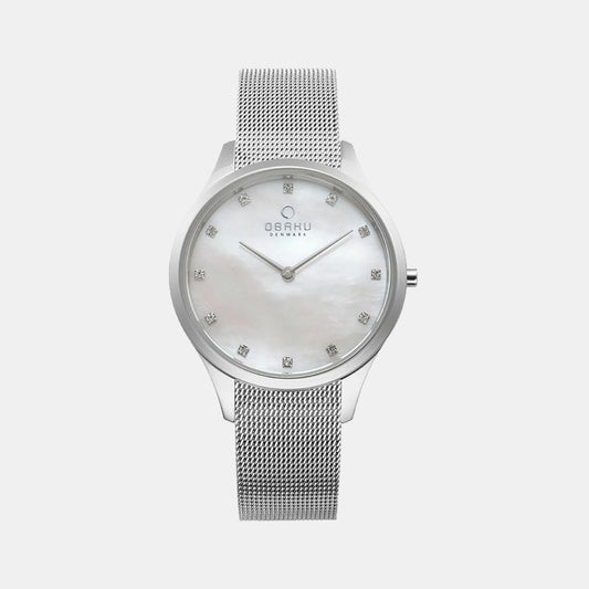 Female grey Analog Stainless Steel Watch V217LXCWMC