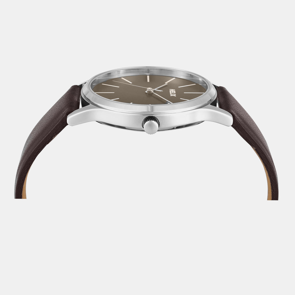 Helix Stainless Steel Round watch