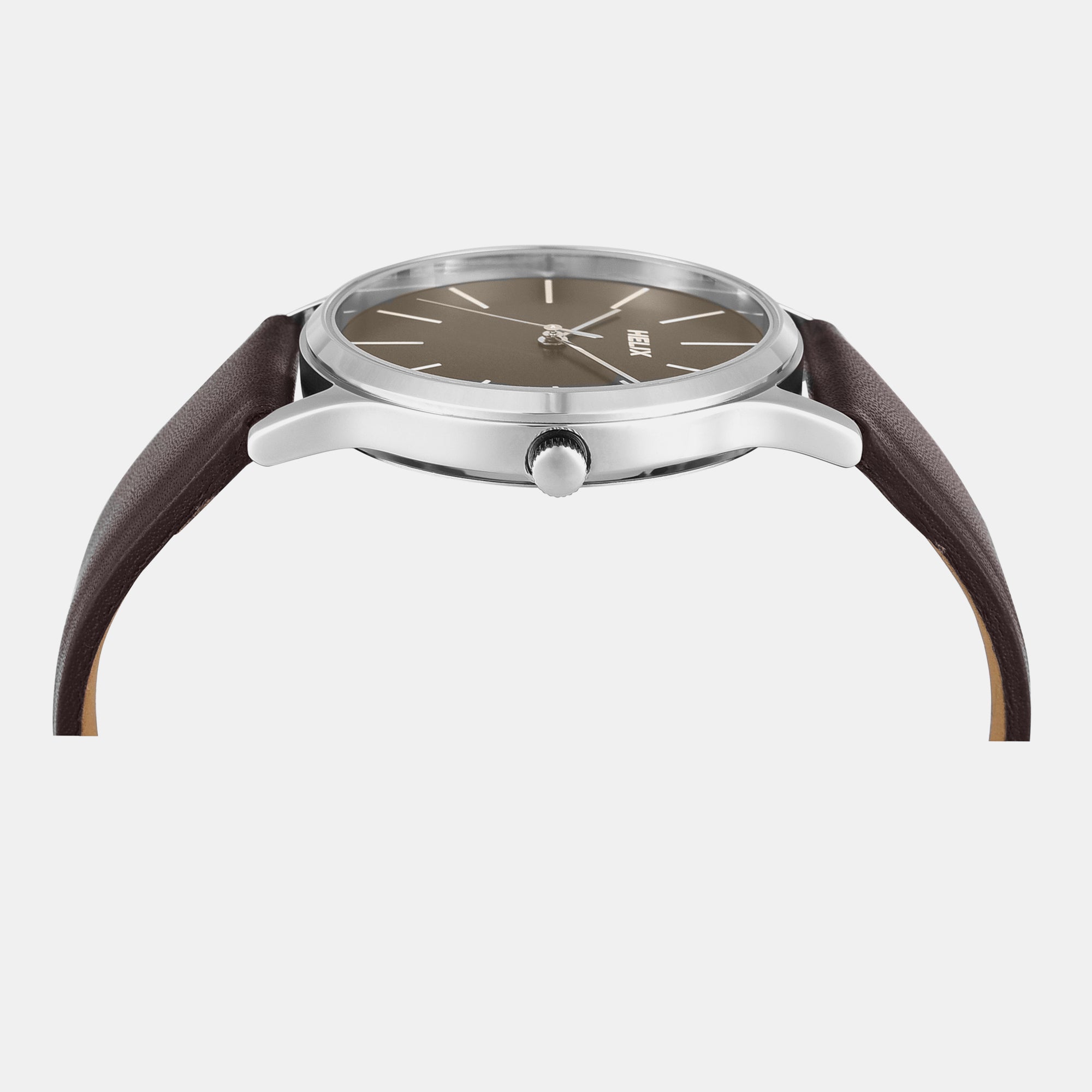 Helix Stainless Steel Round watch