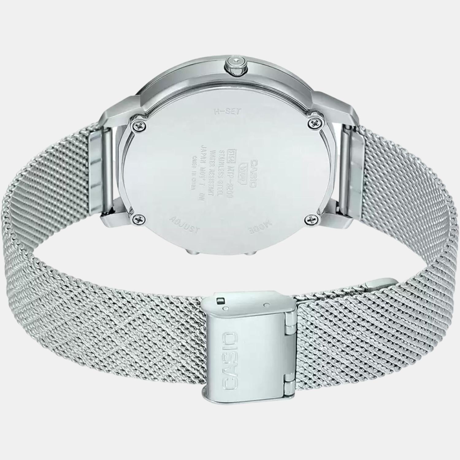 Casio Men Round Black watch