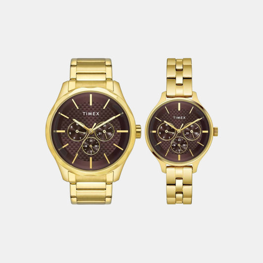 Couple Analog Stainless Steel Watch TW00PR297