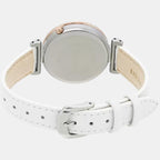 Sheen Women Quartz Silver Dial Chronograph Leather Watch SX226