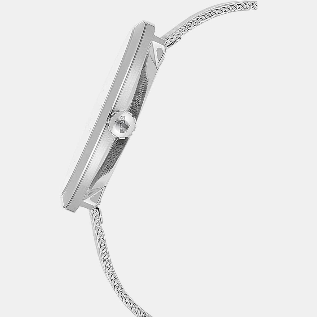 Boss Women Round Silver watch
