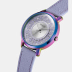 Guess Trend Women Quartz Blue Dial Analog Leather Watch GW0529L4