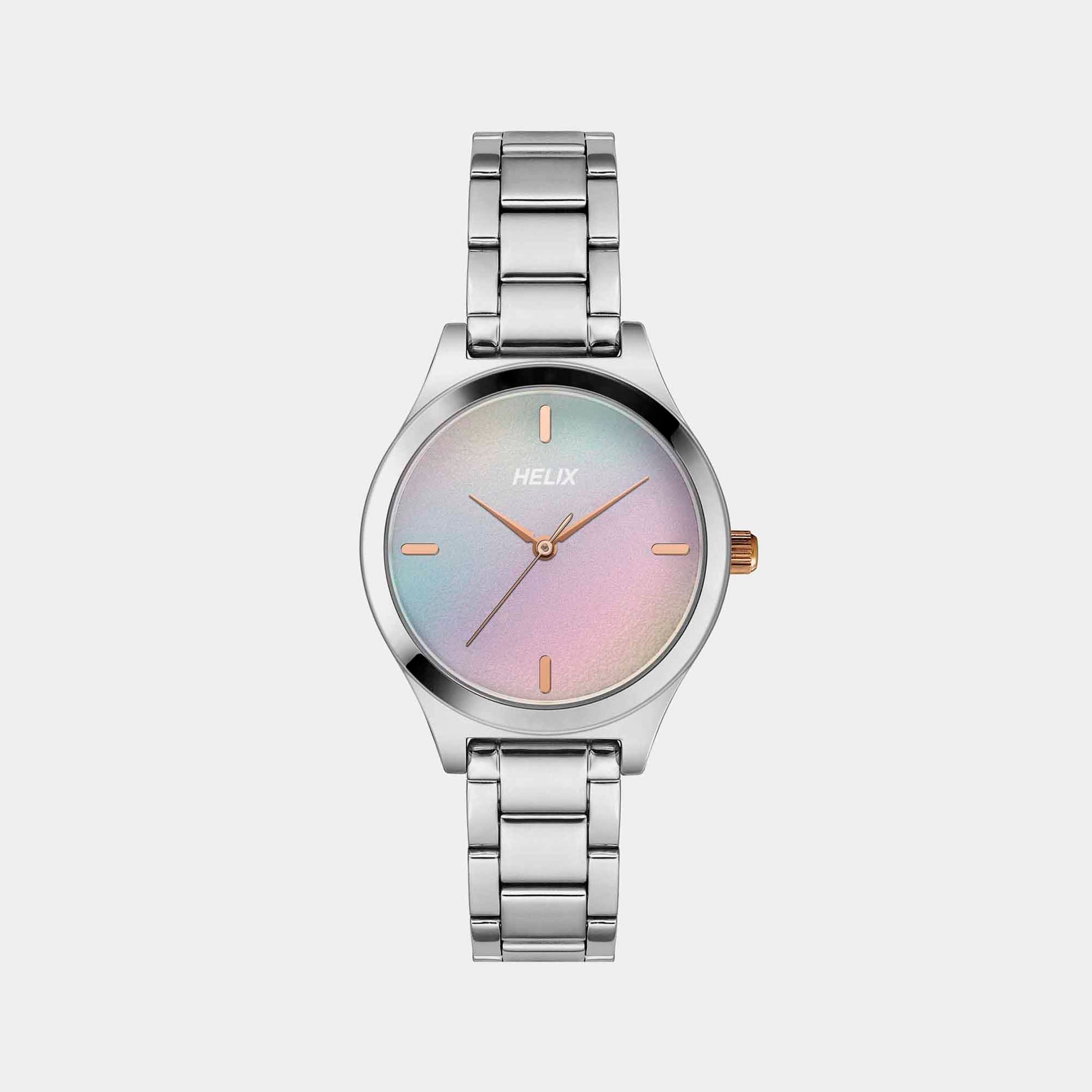 Female Multi Color Analog Stainless Steel Watch TW049HL10