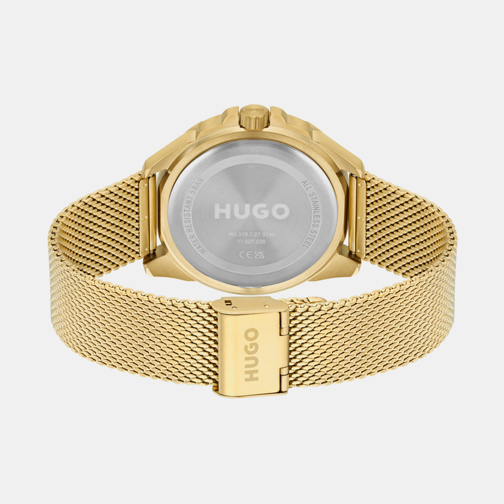 Boss Men Round Gold watch