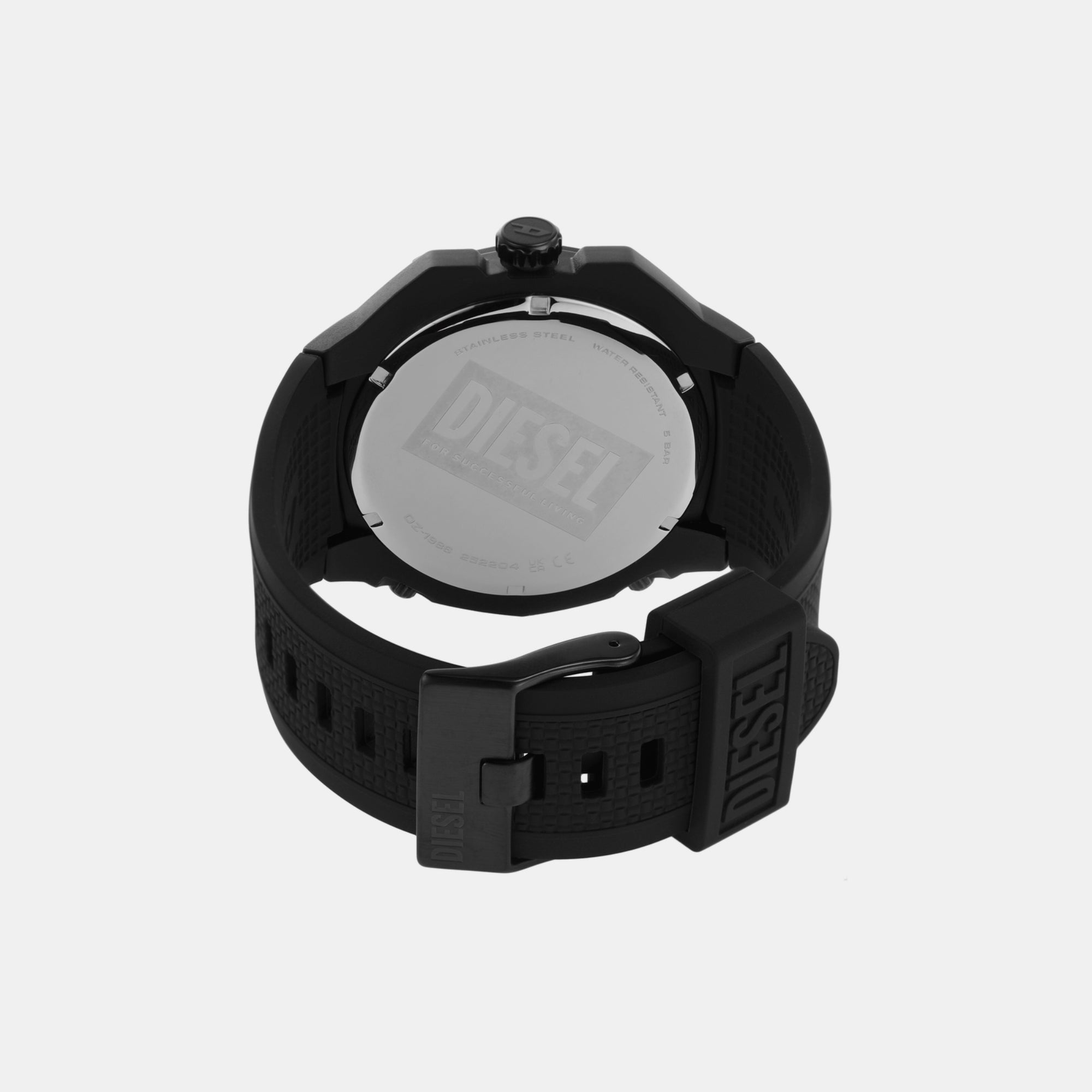 Diesel Men Round Black watch