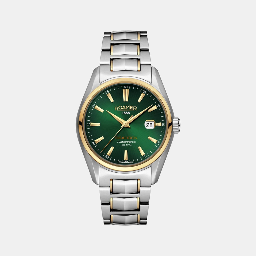 Male Green Analog Stainless Steel Watch 210633 47 75 20