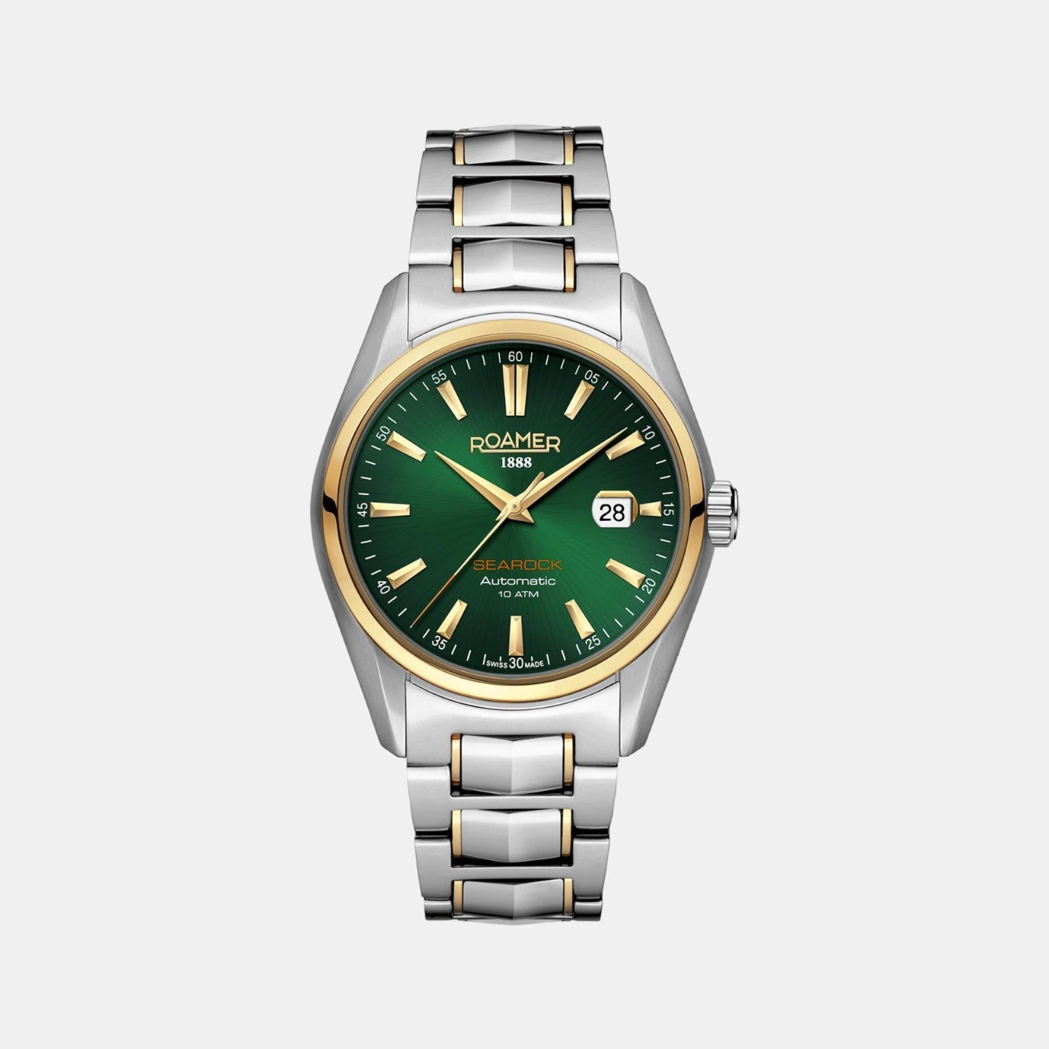 Male Green Analog Stainless Steel Watch 210633 47 75 20