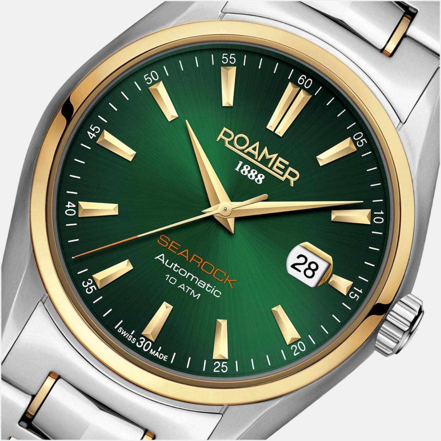 roamer-stainless-steel-green-analog-male-watch-210633-47-75-20