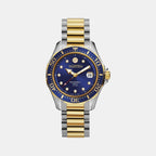 Male Blue Analog Stainless Steel Watch 220660 47 45 20
