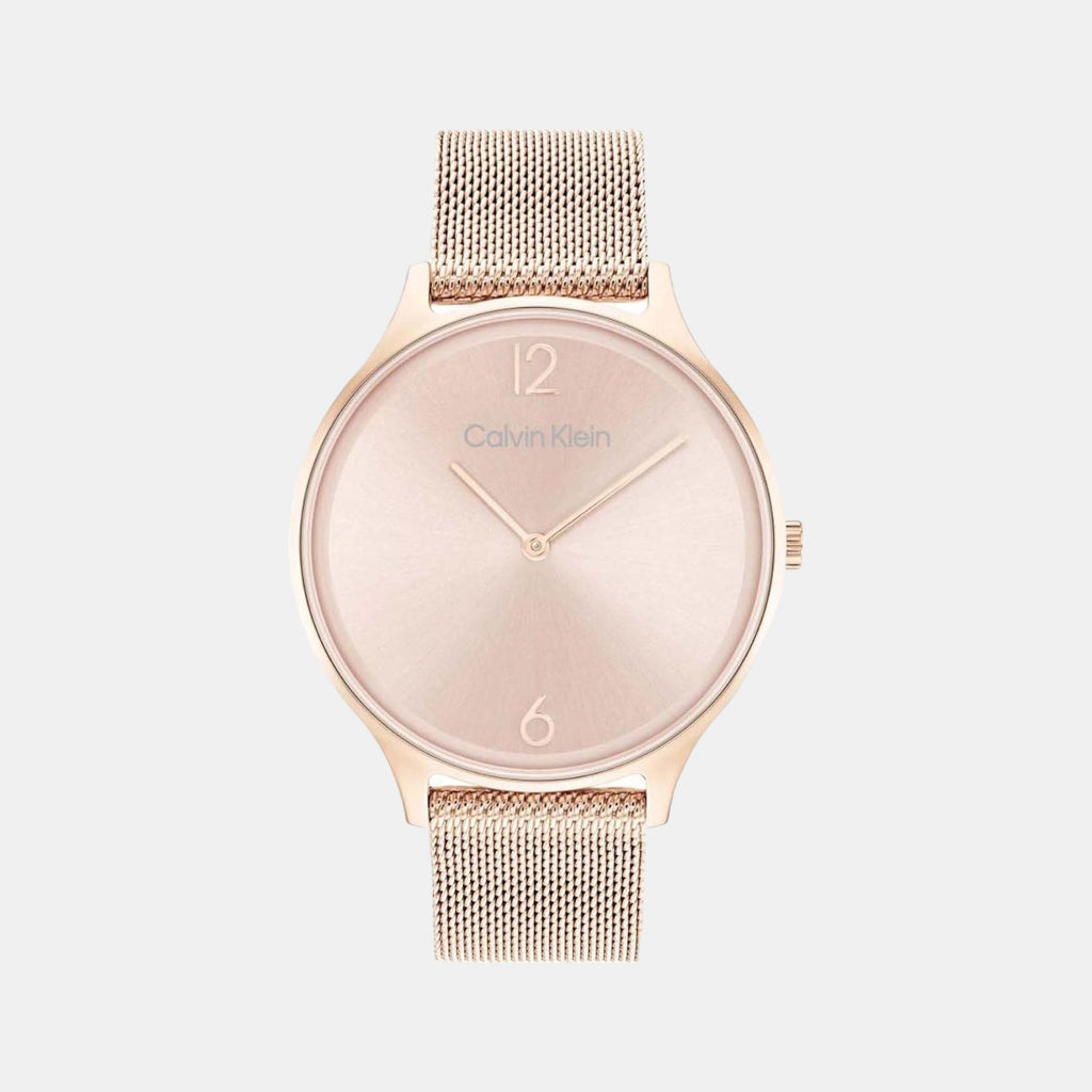 Calvin Klein Round Gold Analog watch