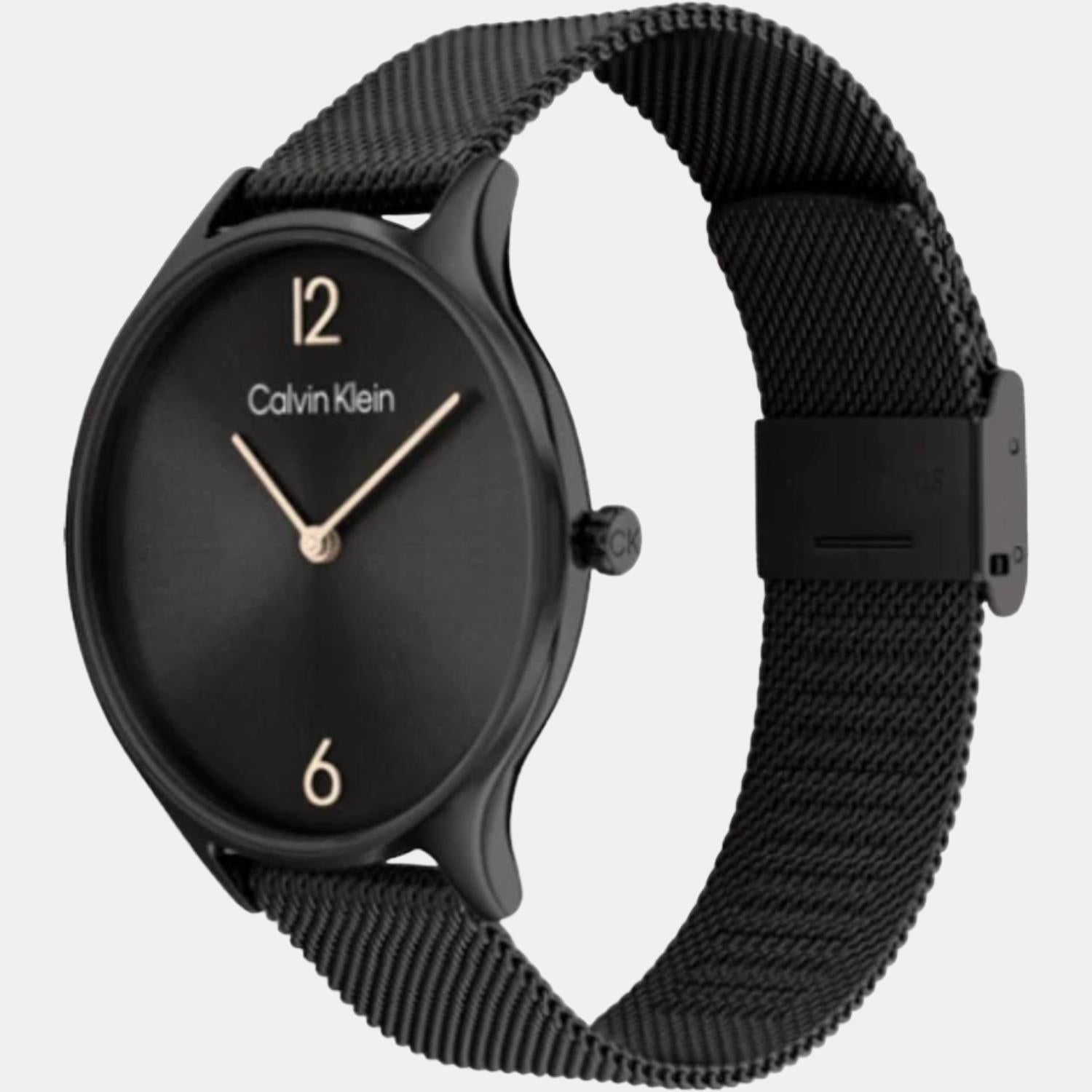 Calvin klein deals ladies watch black