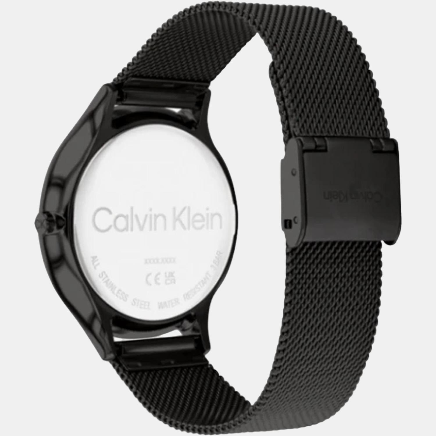Calvin Klein Women Round Black watch