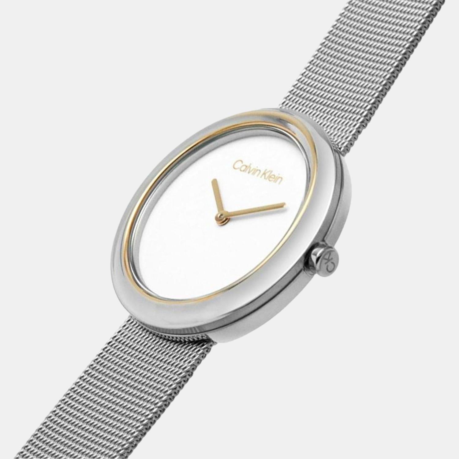 Calvin Klein 34 mm Silver Quartz watch