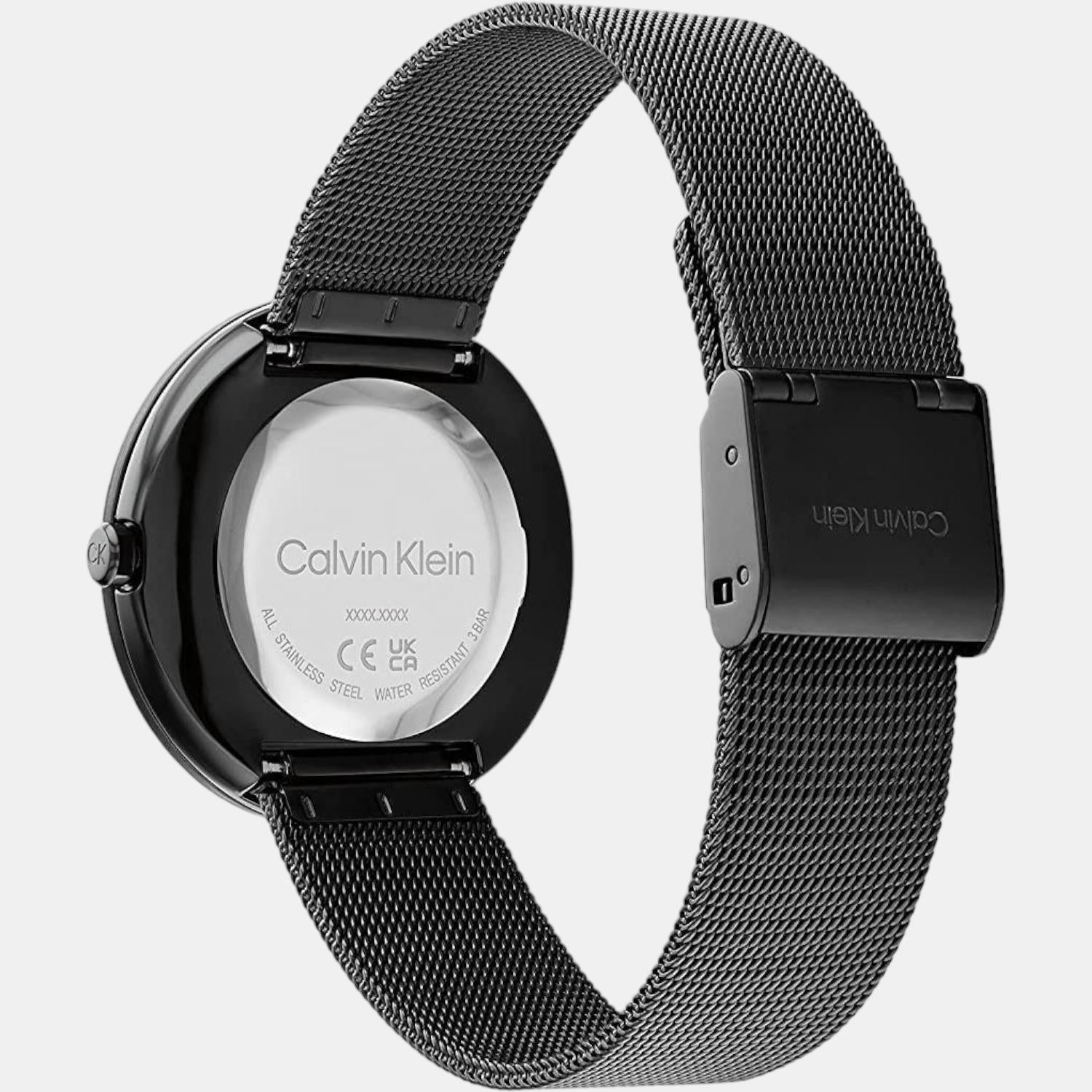 Calvin Klein Women Round Black watch