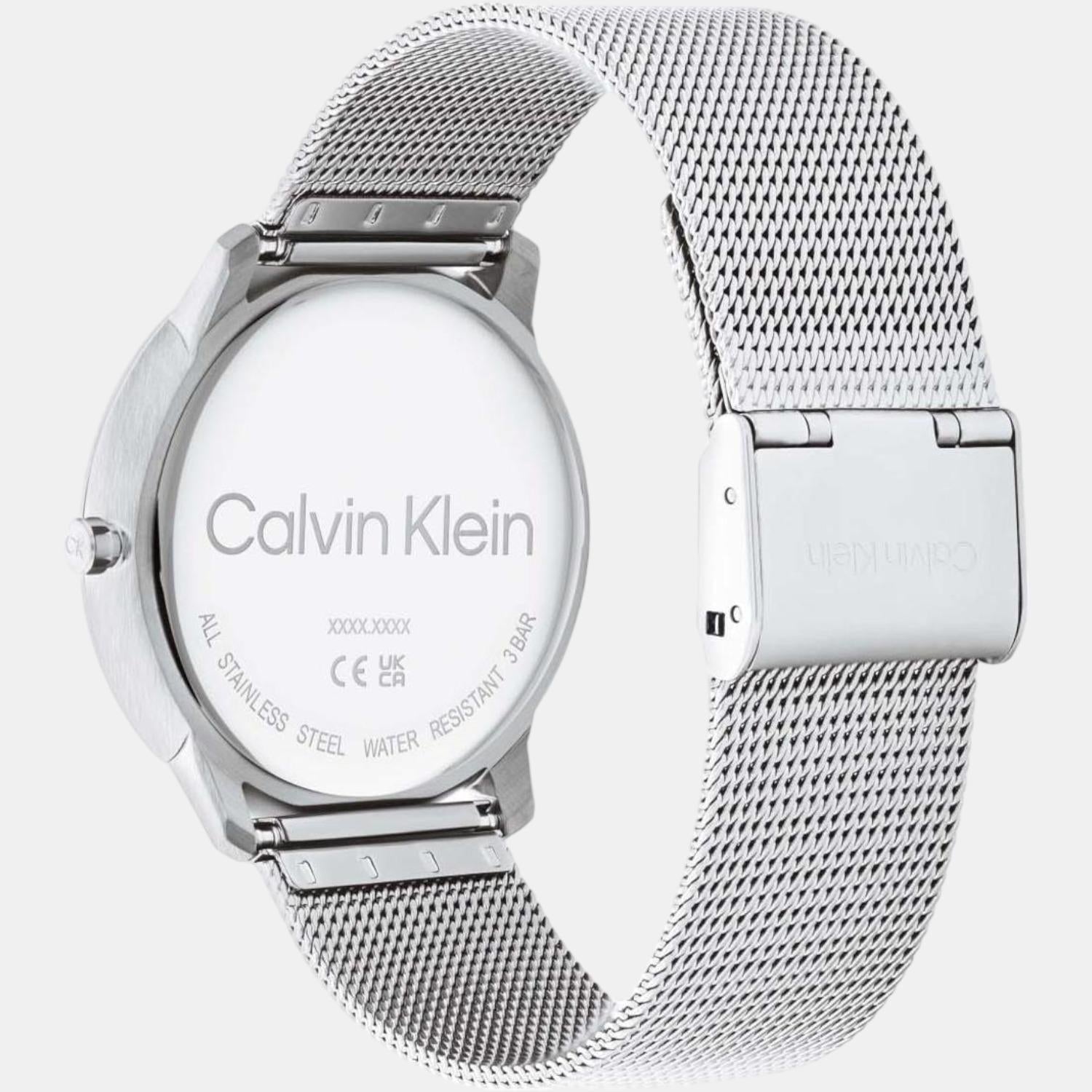 Calvin klein 2024 watch silver