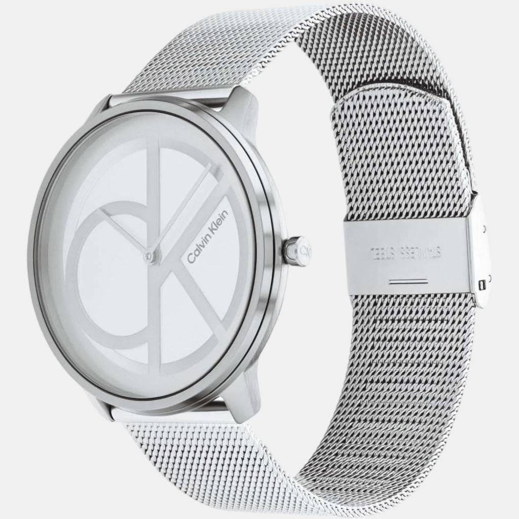 Calvin Klein Unisex Round Silver watch