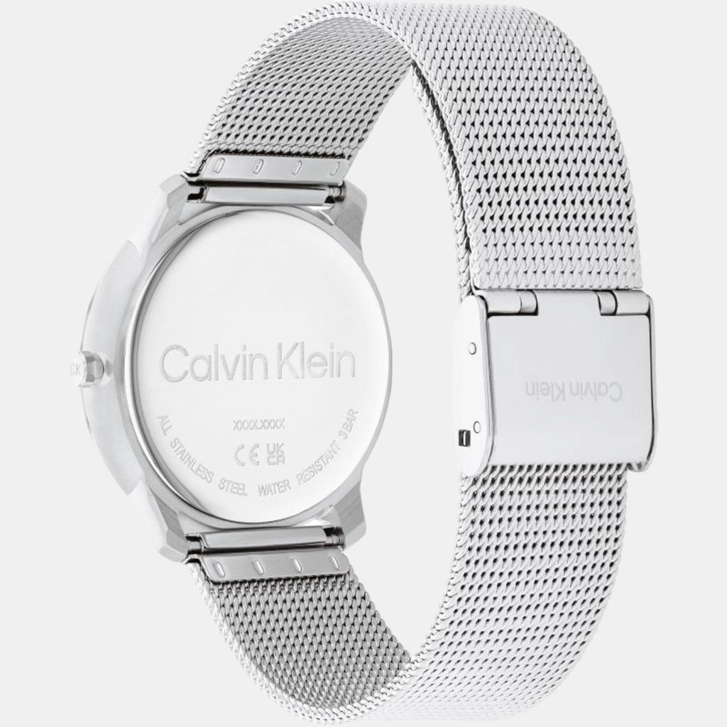 Calvin Klein Unisex Round Silver watch