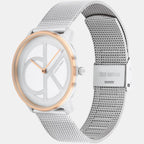 Calvin Klein Unisex Round Silver watch