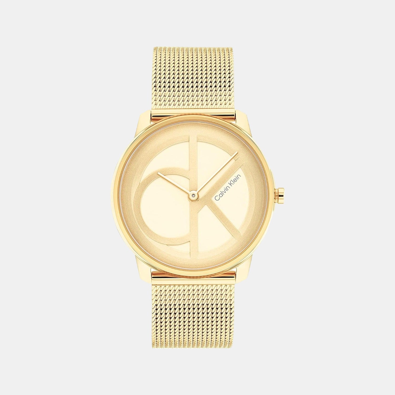 Calvin Klein Round Yellow Analog watch