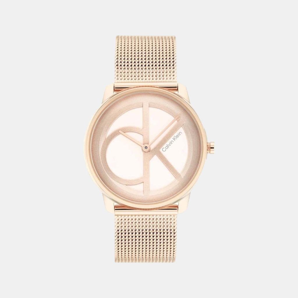 Calvin Klein Round Gold Analog watch