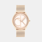 Calvin Klein Round Gold Analog watch