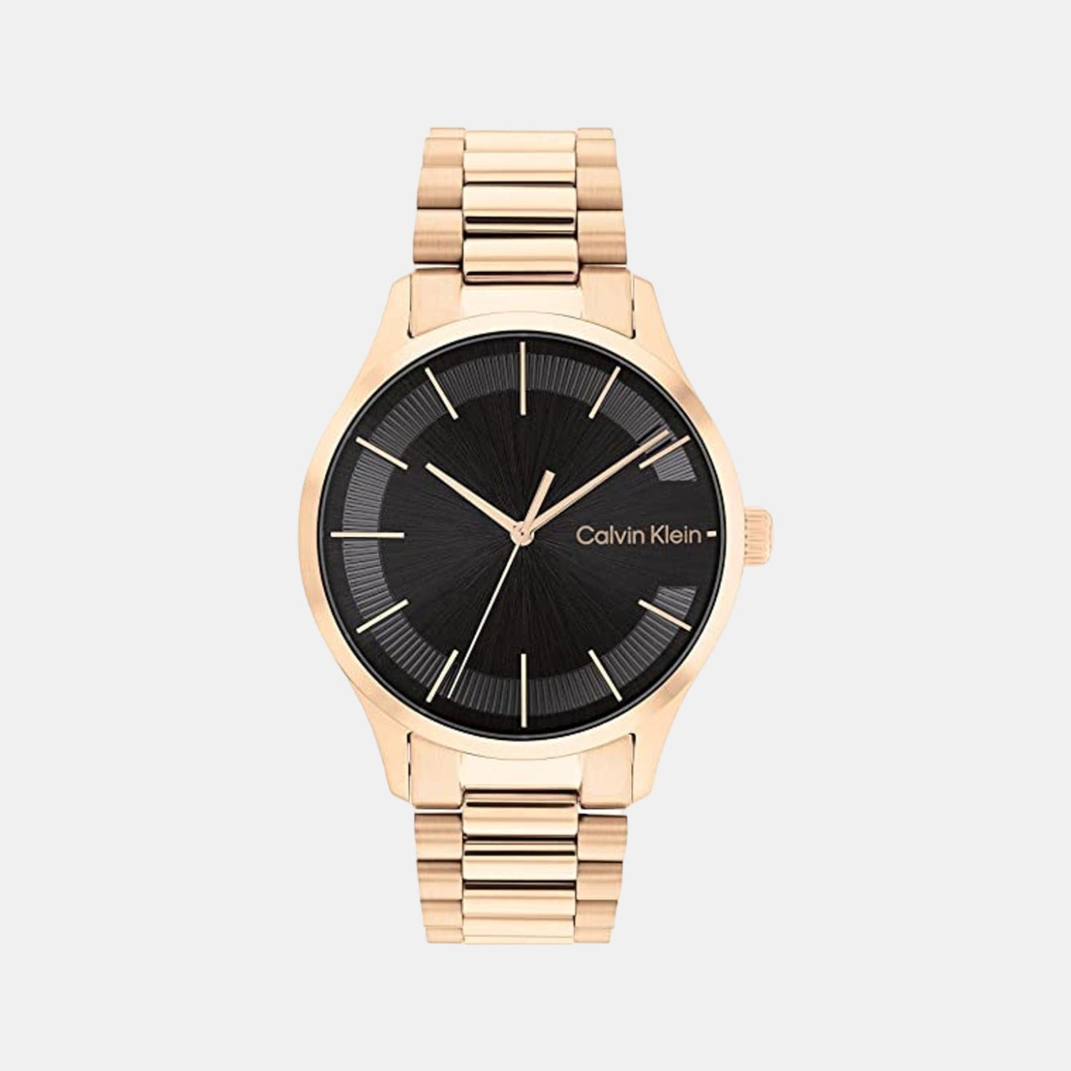 Calvin Klein Ck Iconic Unisex Quartz Black Dial Analog Stainless Steel ...