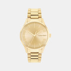 Calvin Klein Round Gold Analog watch