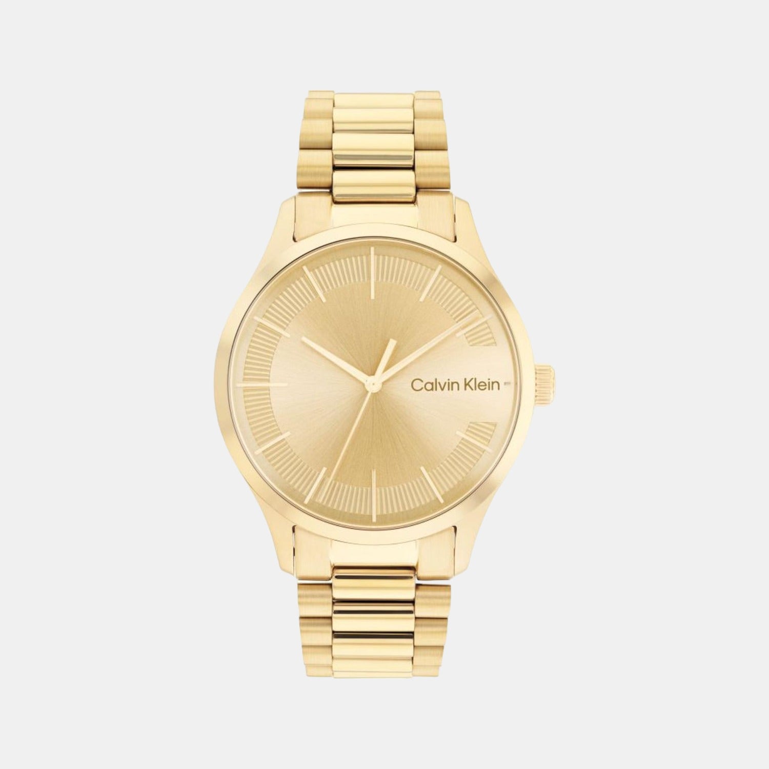 Calvin Klein Round Gold Analog watch