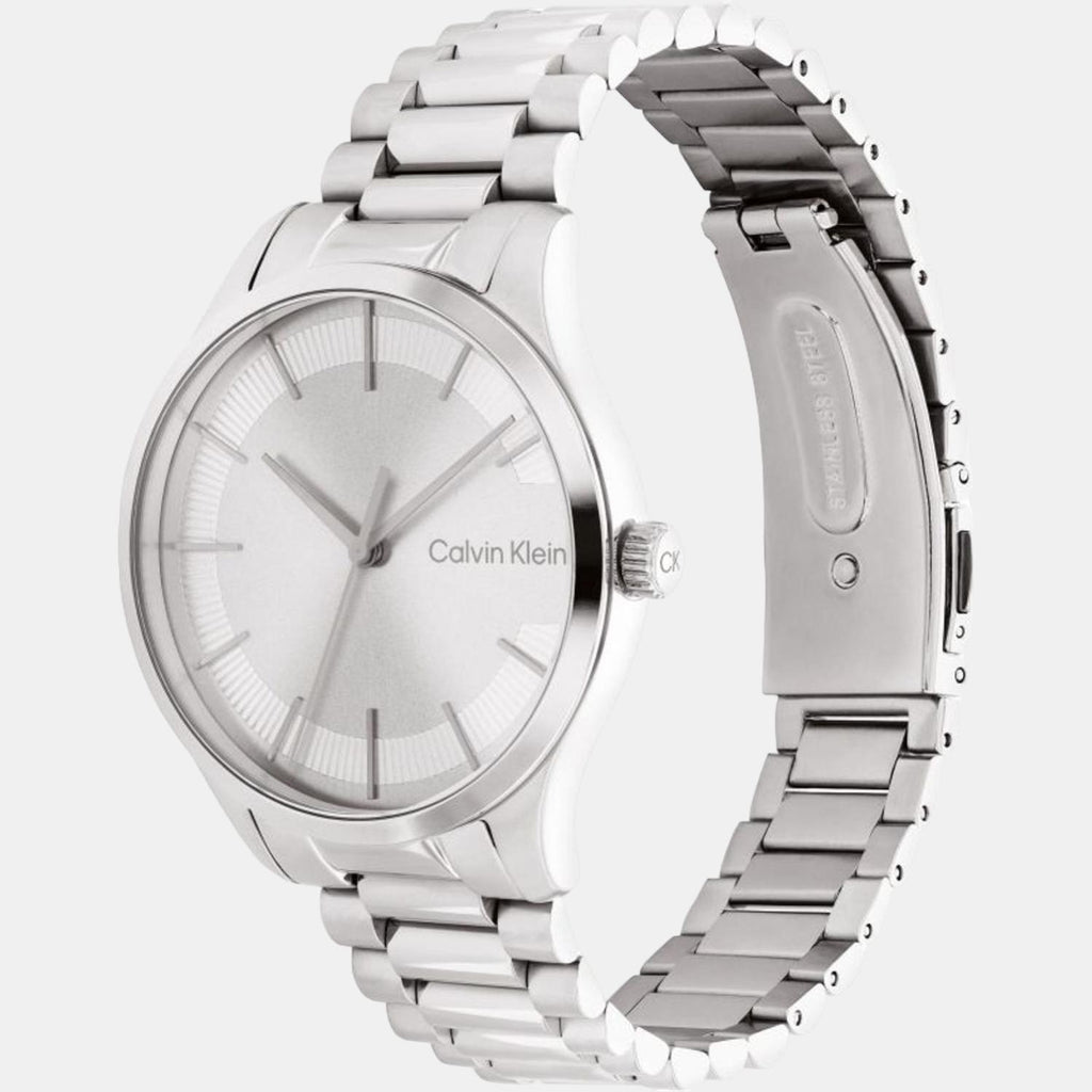 Calvin Klein Unisex Round Silver watch