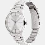 Calvin Klein Unisex Round Silver watch