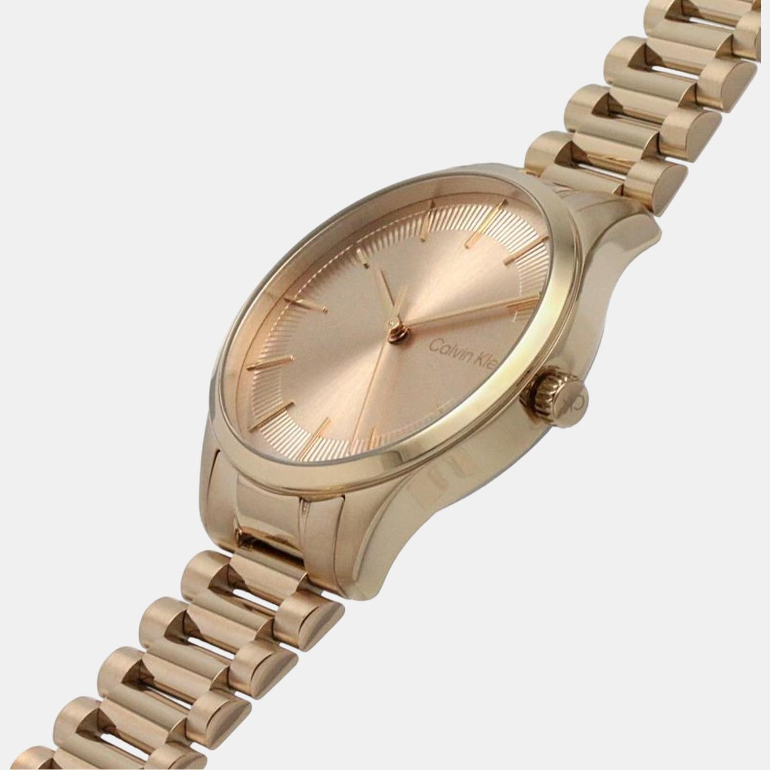 Calvin Klein Stainless Steel Rose Gold watch